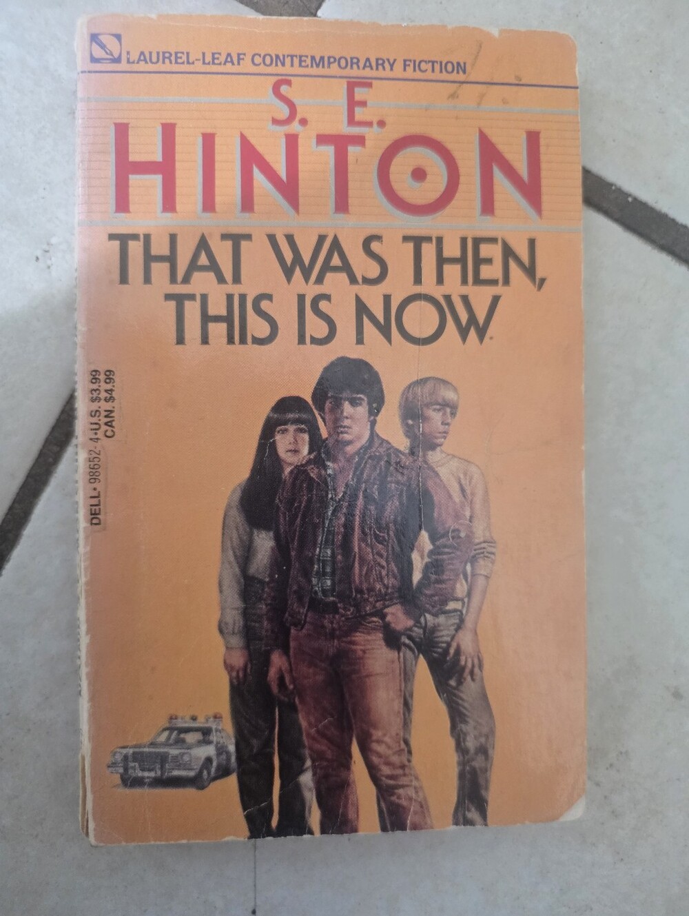 Vintage book That Was Then, This Is Now by S. E. Hinton (1989, Mass Market)